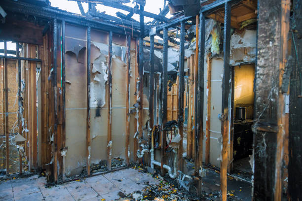 Professional Fire Damage Removal technician working in Montgomeryville, PA
